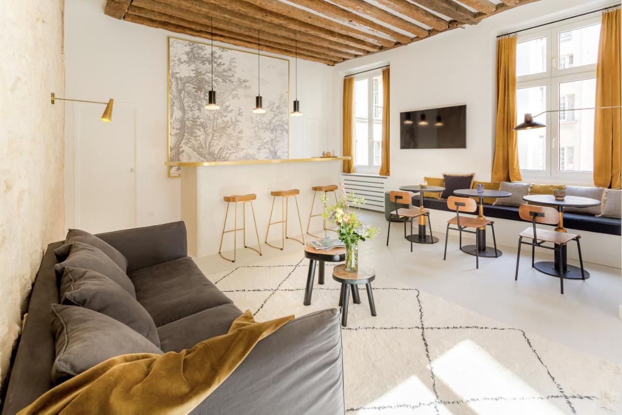 Habitat Parisien - 2Br-2Ba - Marais - Hotel De Ville Luaran gambar