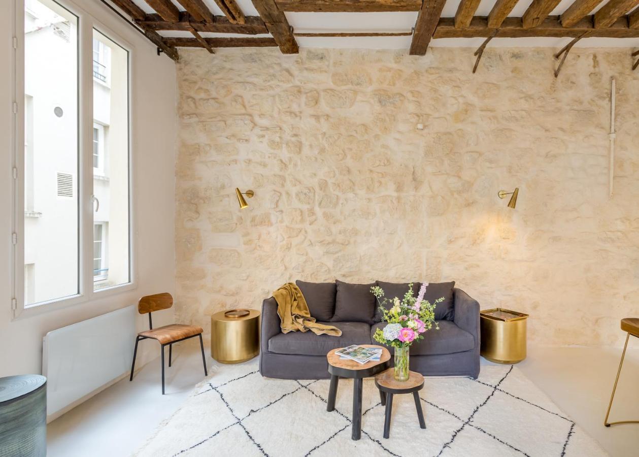 Habitat Parisien - 2Br-2Ba - Marais - Hotel De Ville Luaran gambar