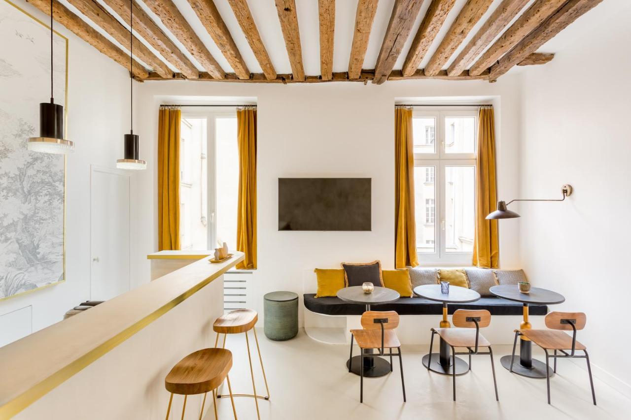 Habitat Parisien - 2Br-2Ba - Marais - Hotel De Ville Luaran gambar